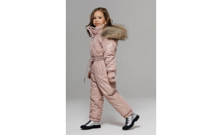 Мода для самых маленьких: зимний комбинезон для девочки ЗС-982 в трендовых цветах